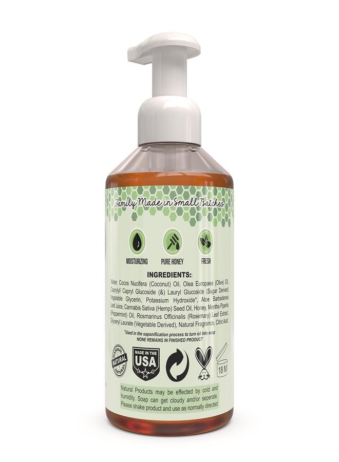Beessential All Natural Foaming Hand Soap, Peppermint Essential Oils, Made with Moisturizing Aloe & Honey - Made in the USA, 16 oz - Image 2